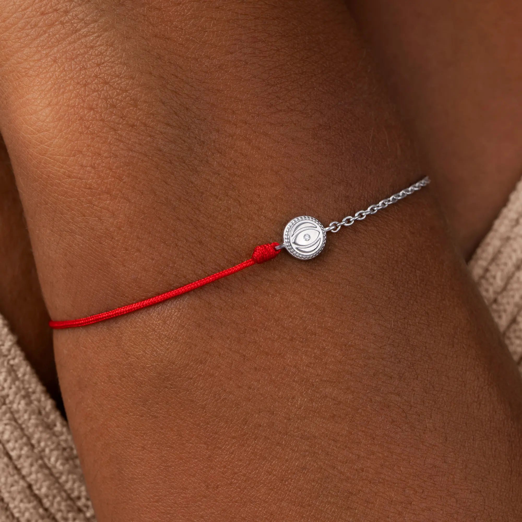 Radiant Safeguard Red Evil Eye Bracelet